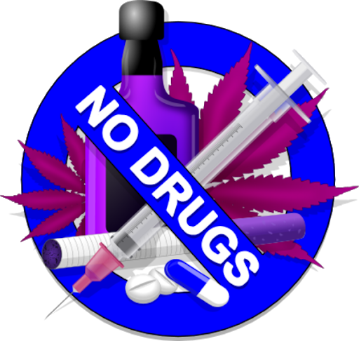 No Drugs Design PNG