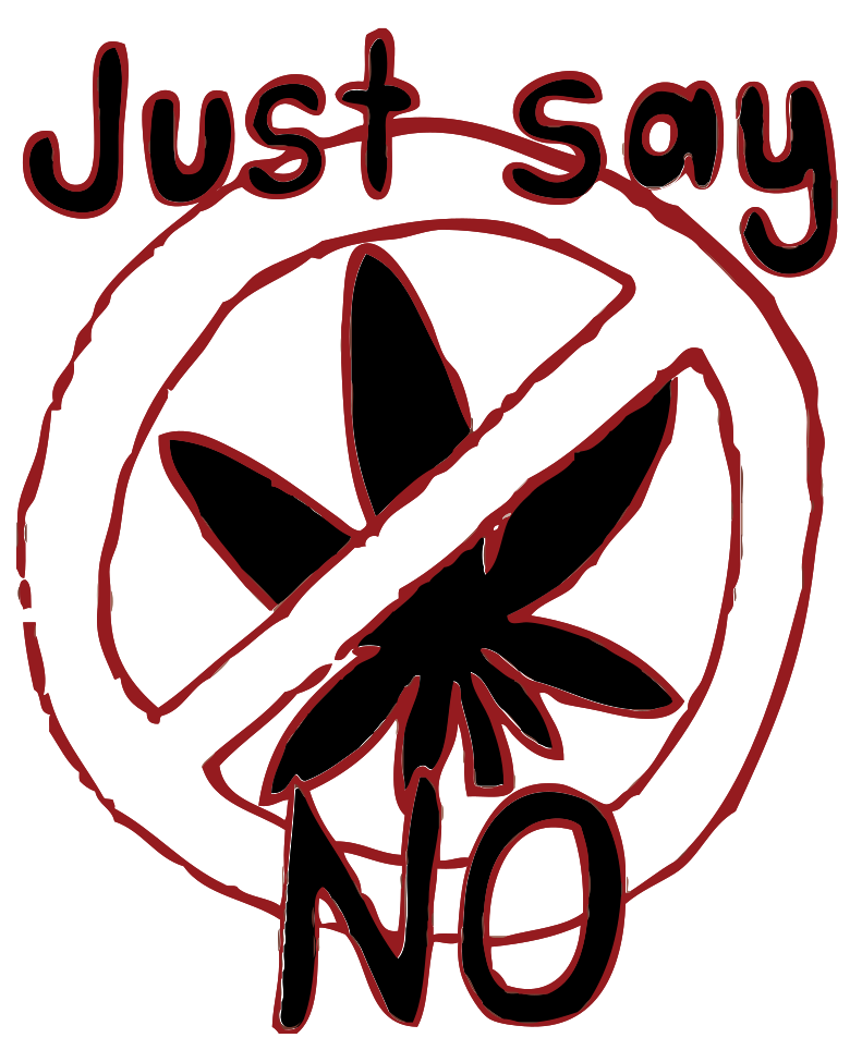 No Drugs Just Say No PNG