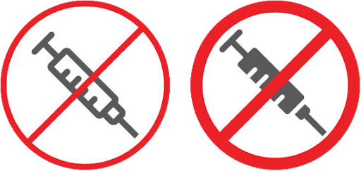 No Drugs Sign PNG