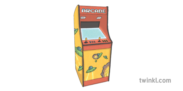 Old Arcade Machine Clipart Transparent PNG