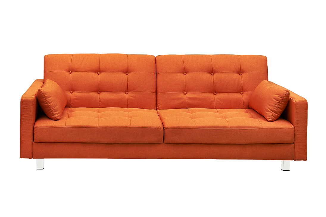Orange Couch PNG Clipart Background