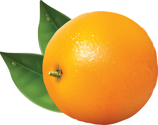 Orange Shining Mandarin Transparent PNG