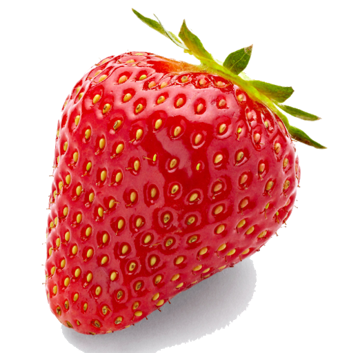 Organic Strawberry Transparent PNG