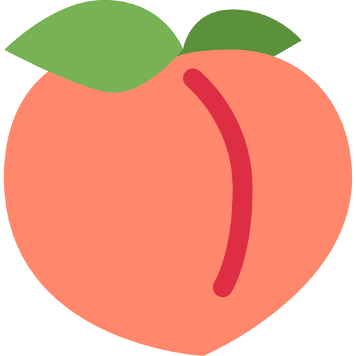 Peach Vector Transparent PNG