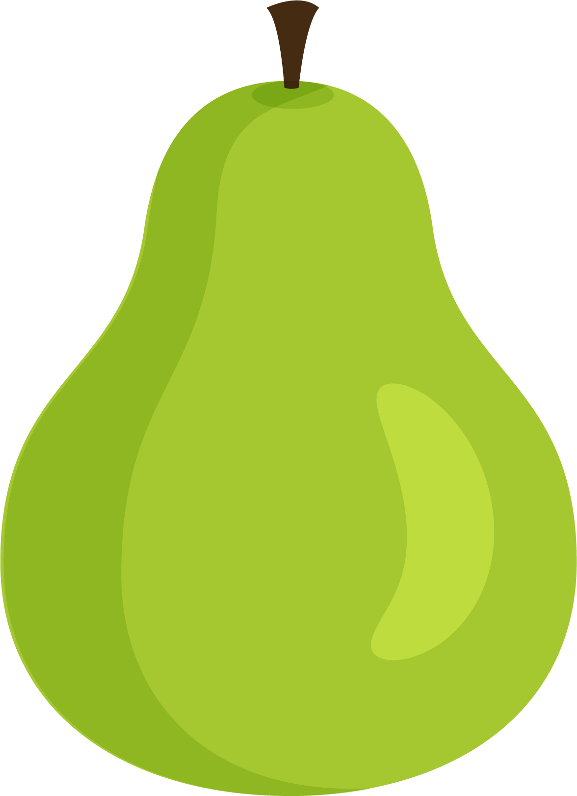 Pear Cartoon Transparent PNG