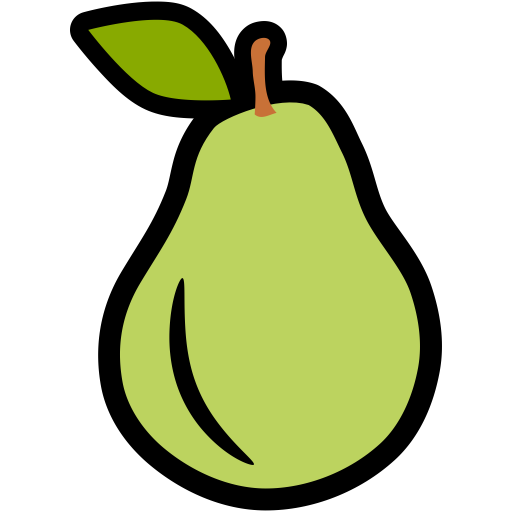 Pear Vector Transparent PNG