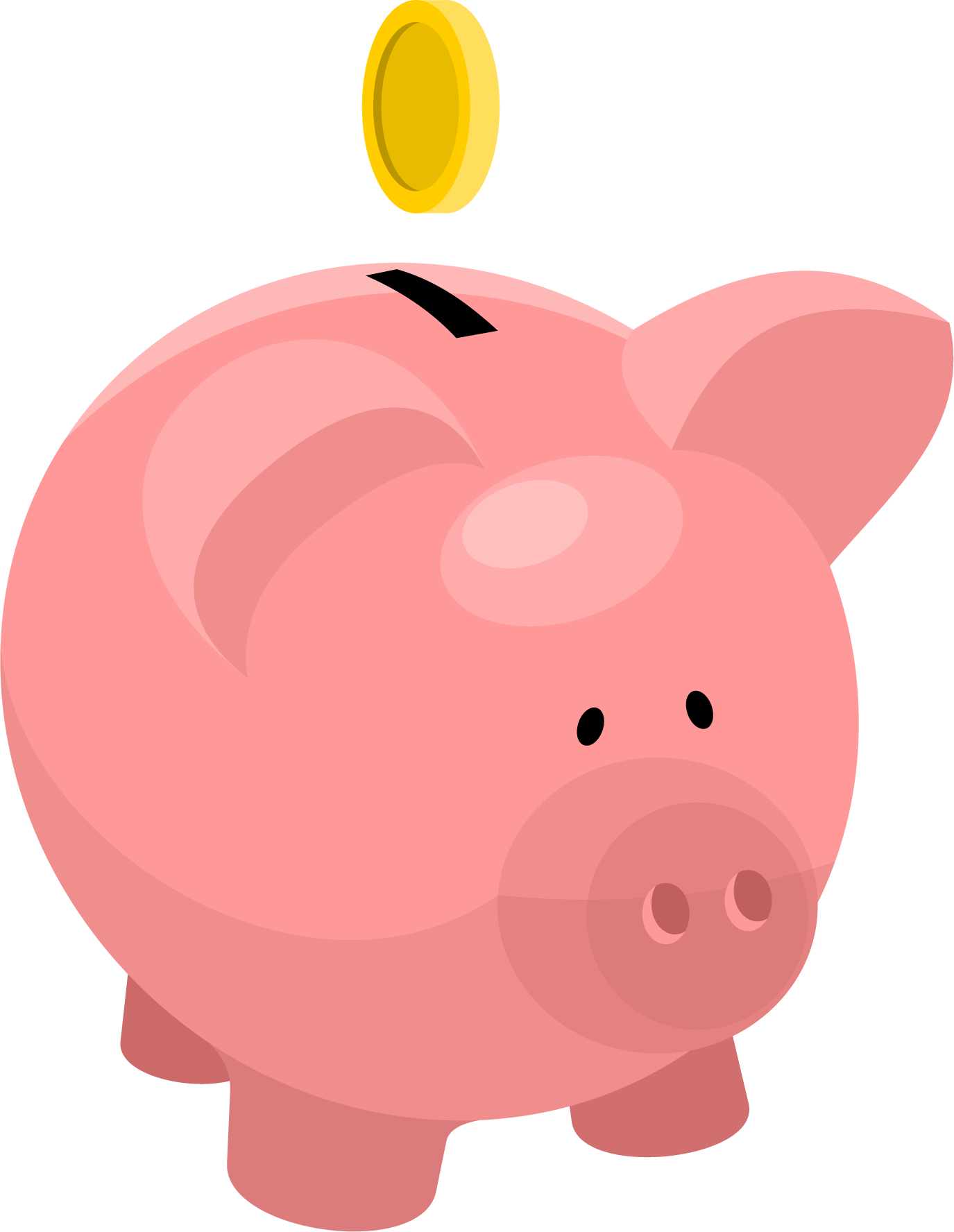 Piggy Bank PNG Clipart Background
