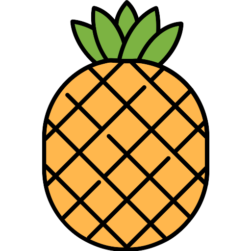 Pineapple Clipart Vector Transparent PNG