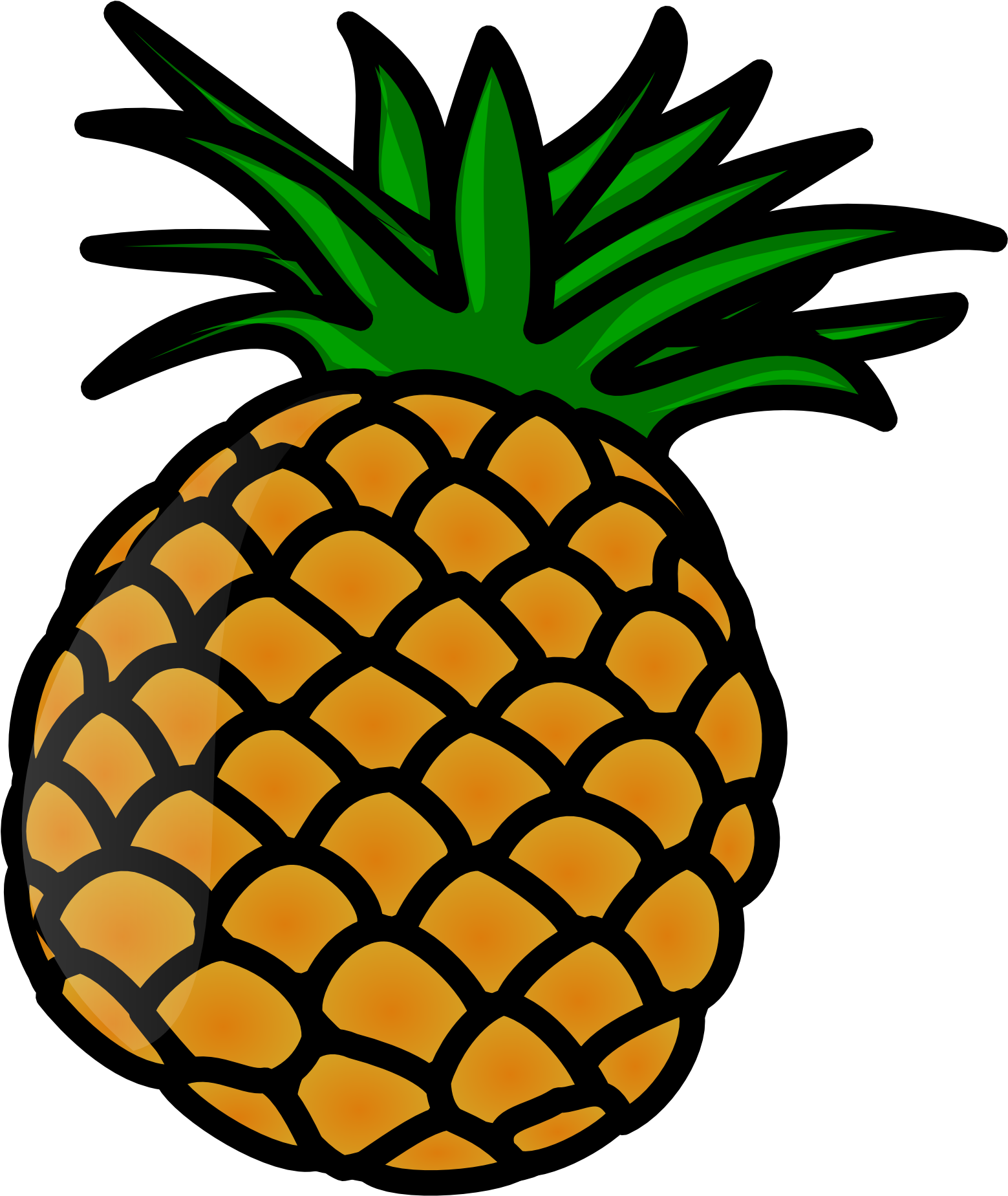 Pineapple Vector PNG