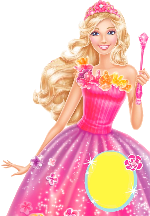 Pink Barbie Doll Transparent PNG