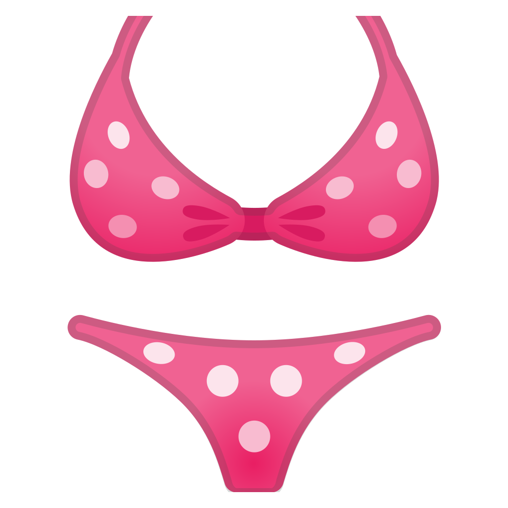 Pink Bikini PNG Clipart Background