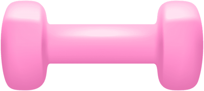Pink Dumbbells PNG Clipart Background