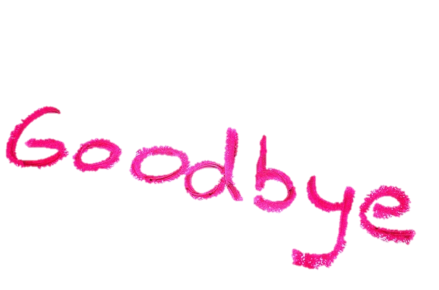 Pink Goodbye PNG