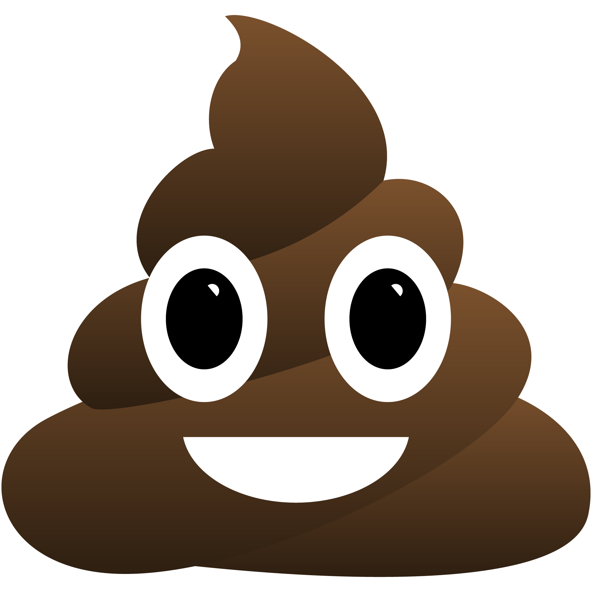 Poop Emoji PNG Clipart Background
