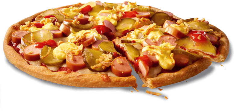 Real Dominos Pizza Background PNG Image
