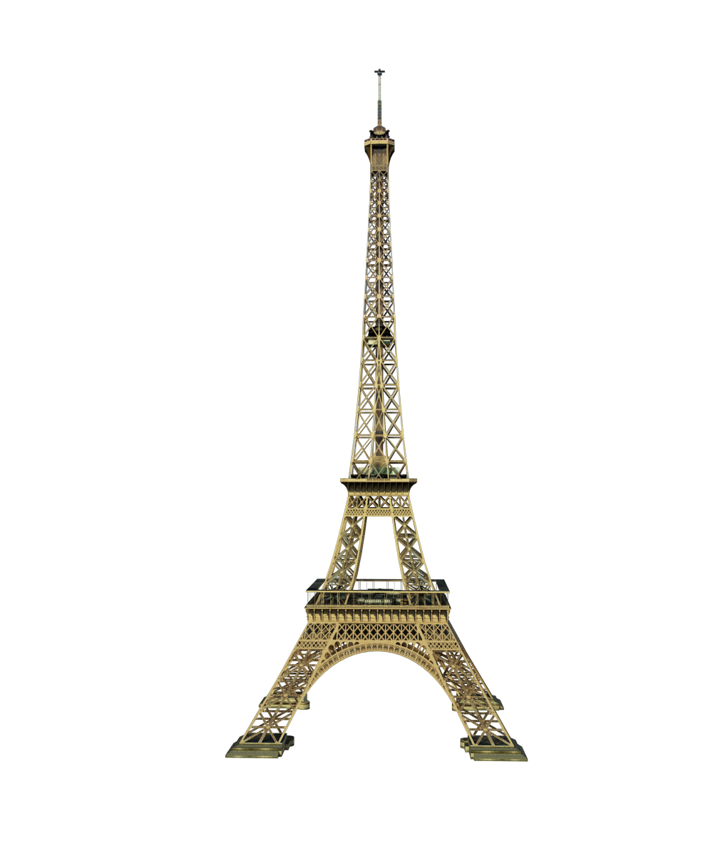 Real Eiffel Tower Background PNG Image