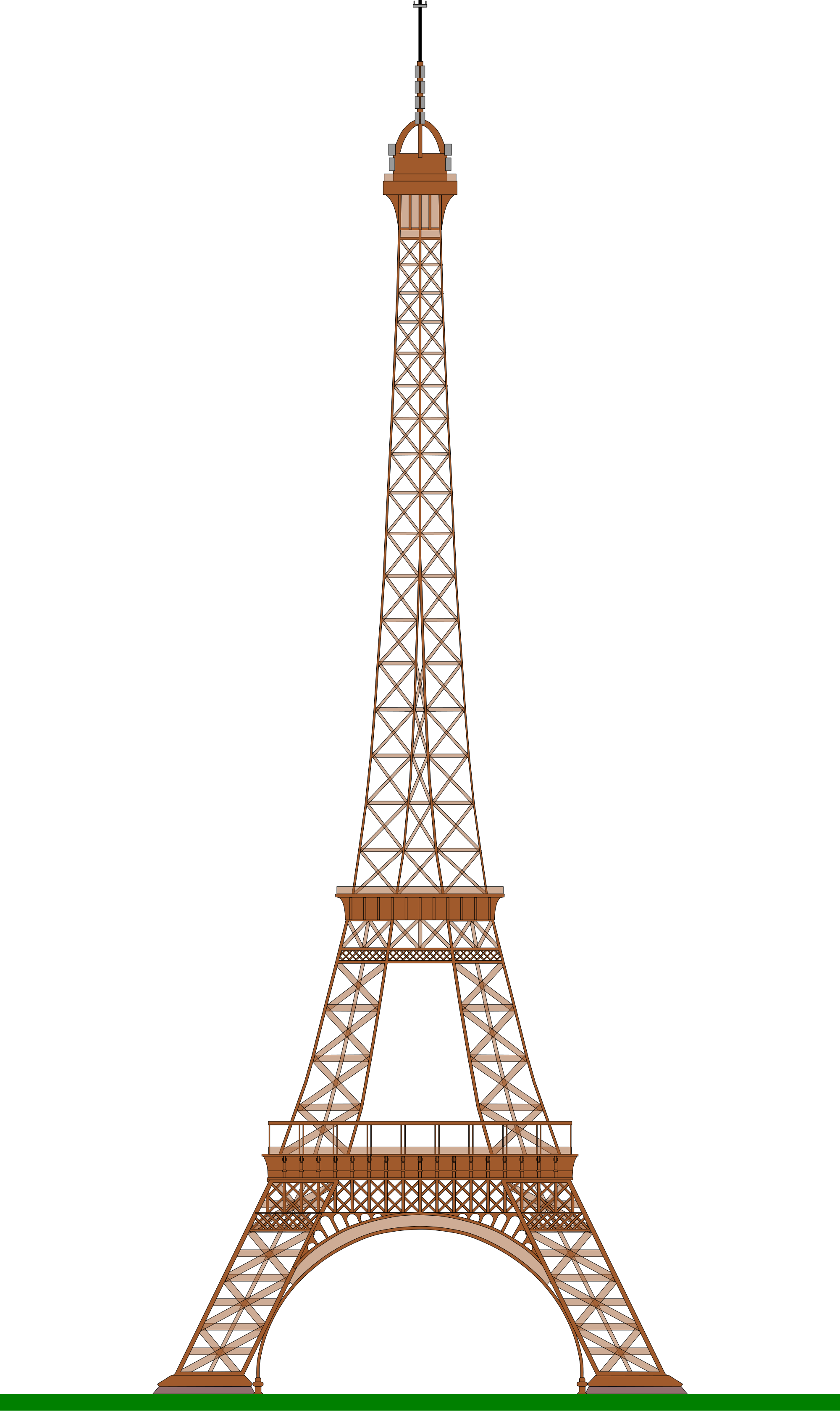 Real Eiffel Tower Transparent Background