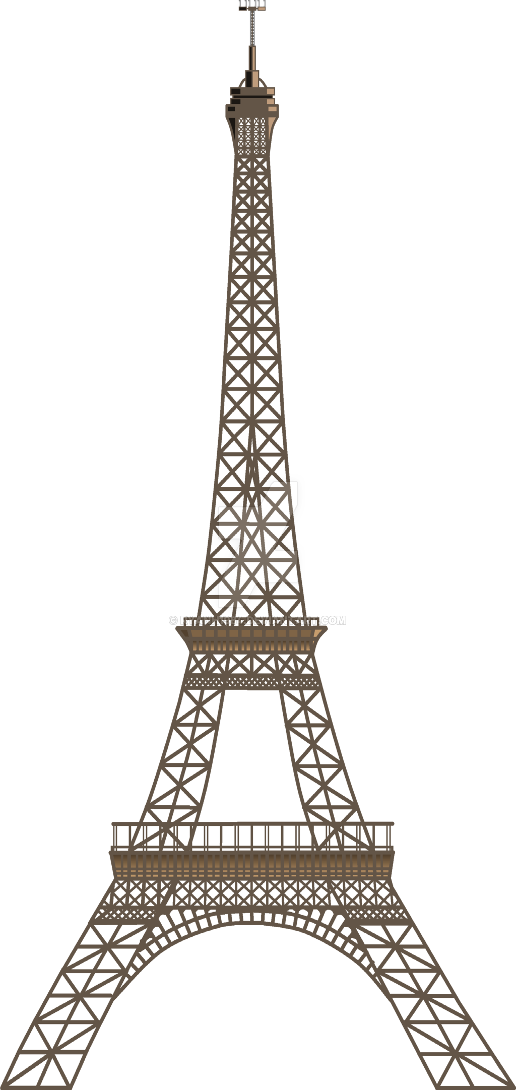 Real Eiffel Tower Transparent File