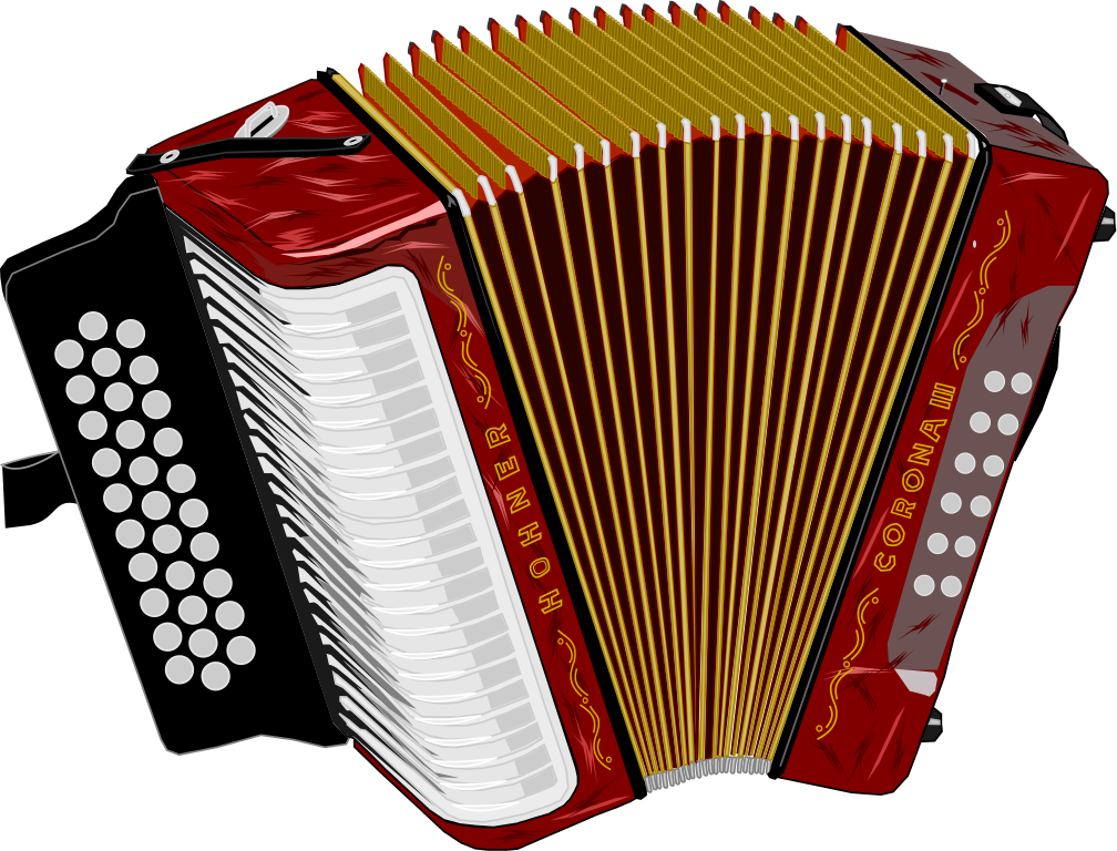 Red Accordion Download Free PNG