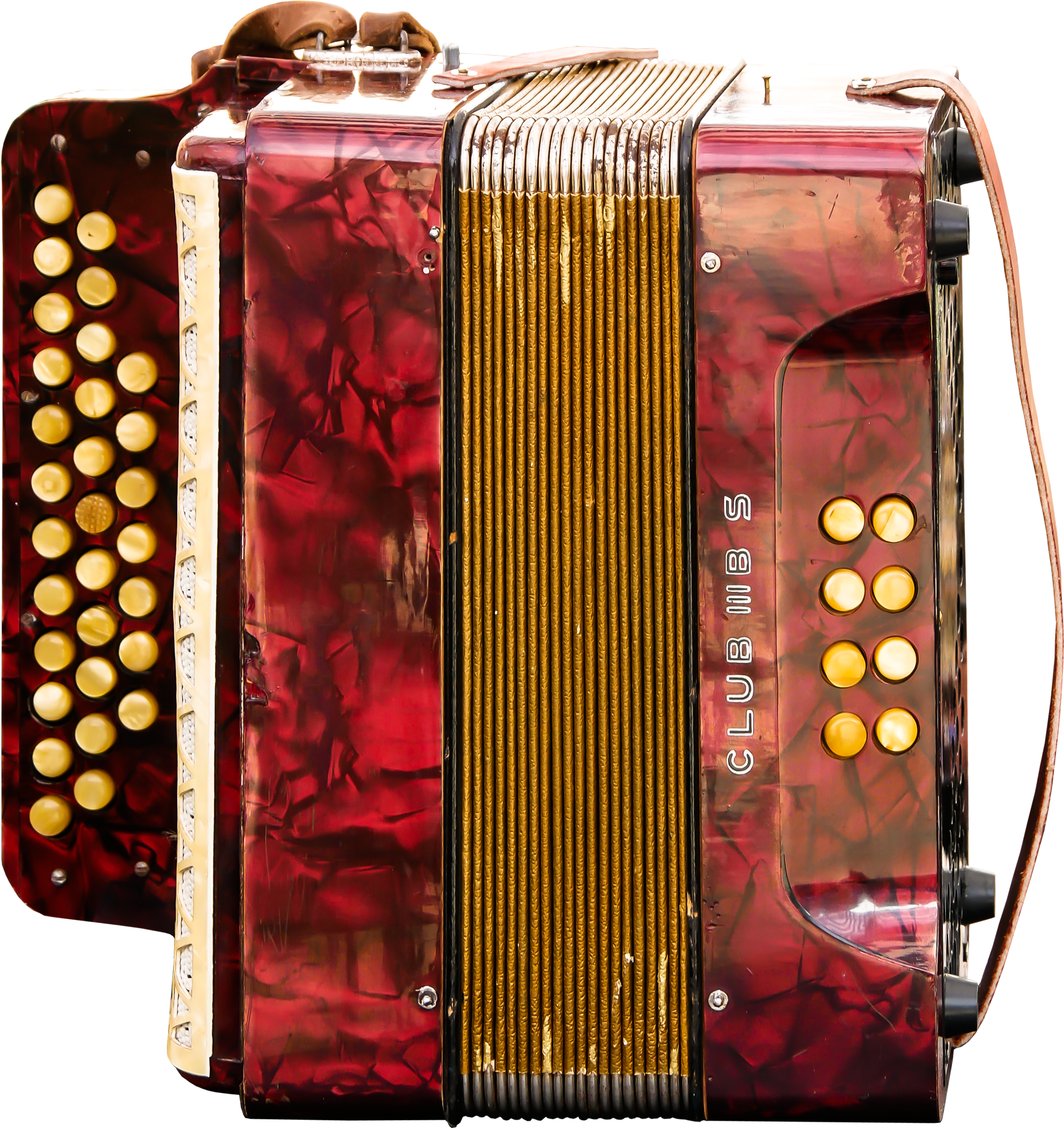 Red Accordion Free PNG