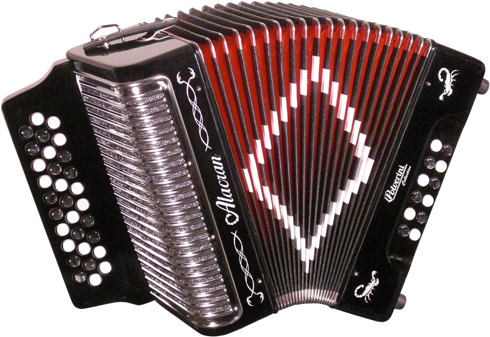 Red Accordion PNG Background