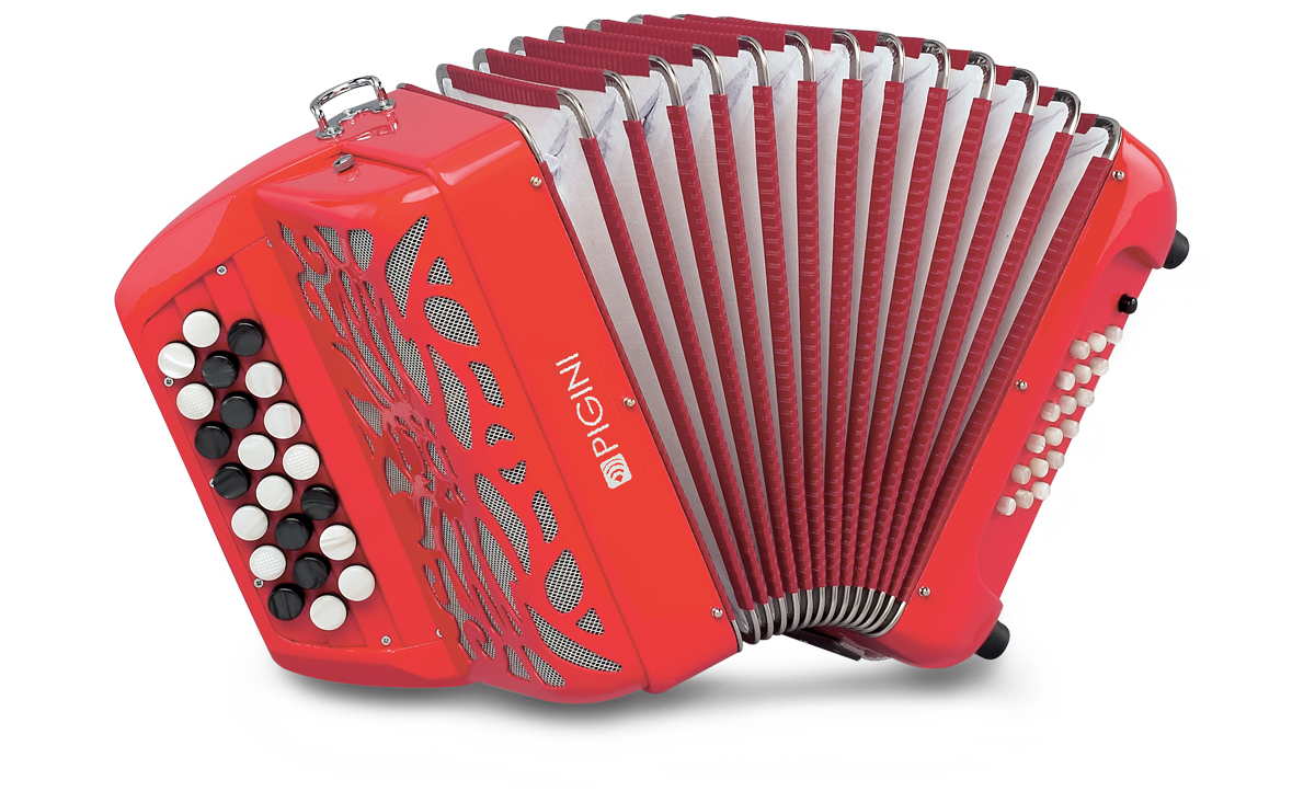 Red Accordion PNG HD Quality