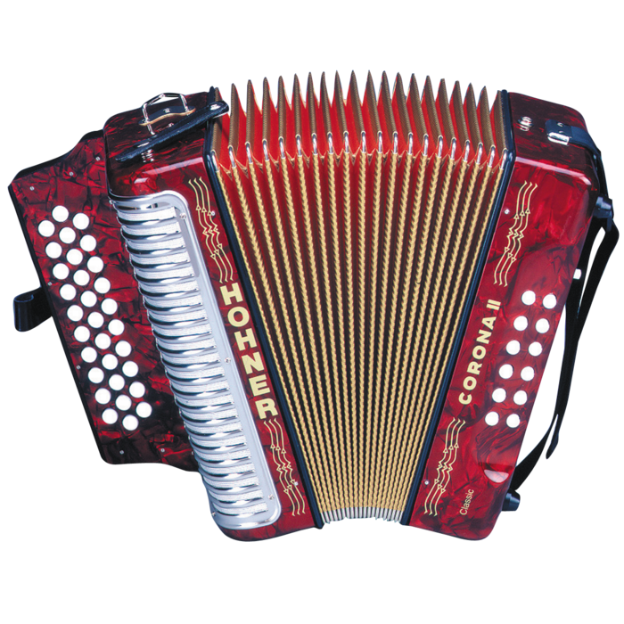 Red Accordion PNG Photo Image