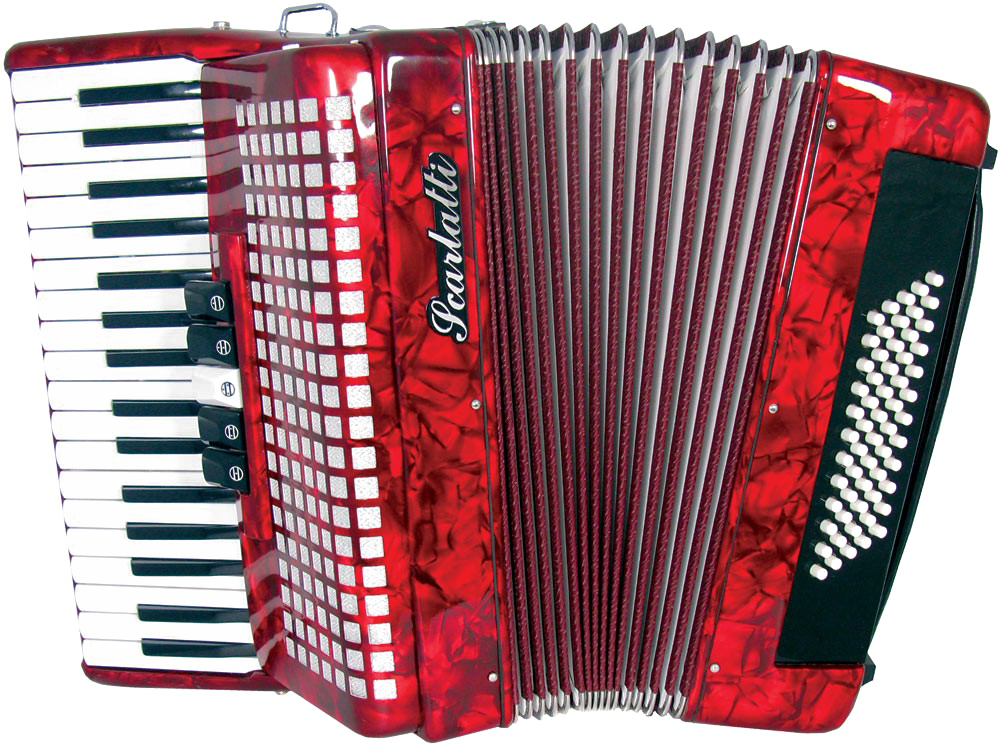 Red Accordion PNG Photos