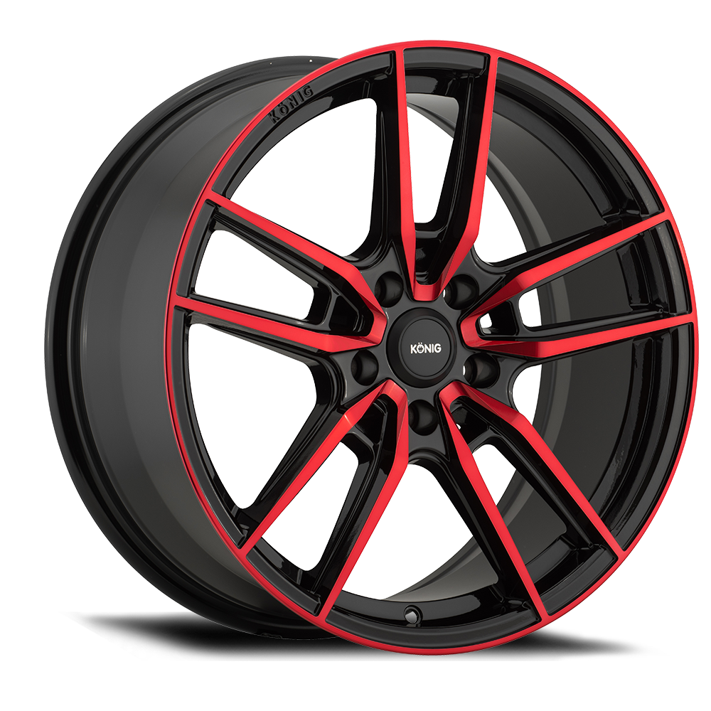 Red Alloy Wheel PNG