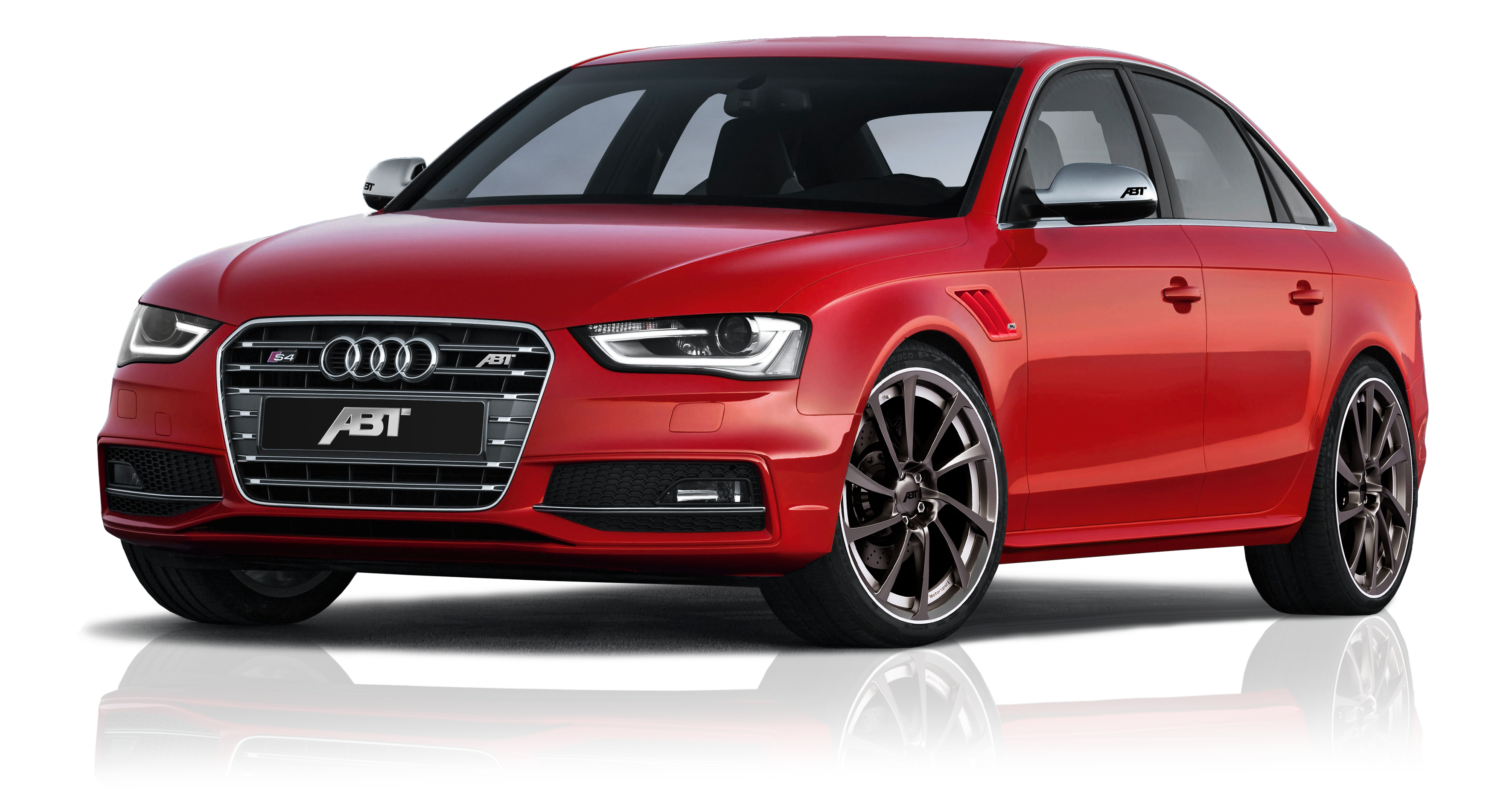 Transparenter Hintergrund des roten Audi
