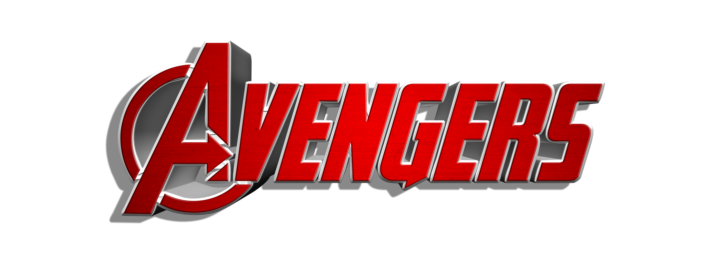 Red Avengers Logo Transparent PNG