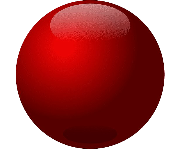 Red Ball 3D Transparent PNG