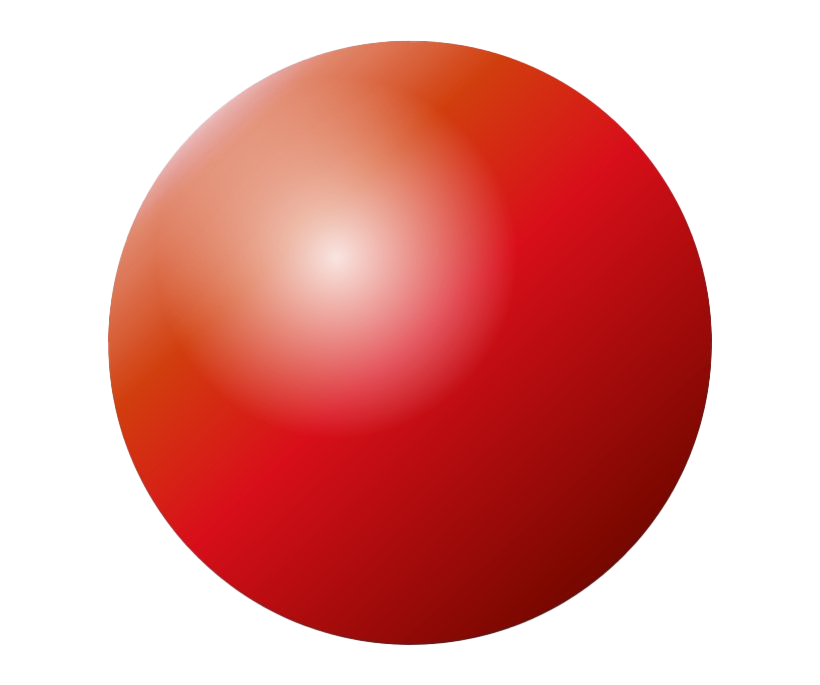 Red Ball Round Transparent PNG