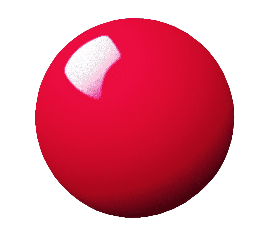 Red Ball Shining Circle Transparent PNG