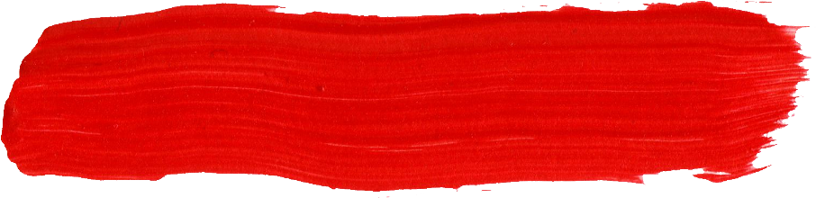 Red Brush Stroke Transparent File
