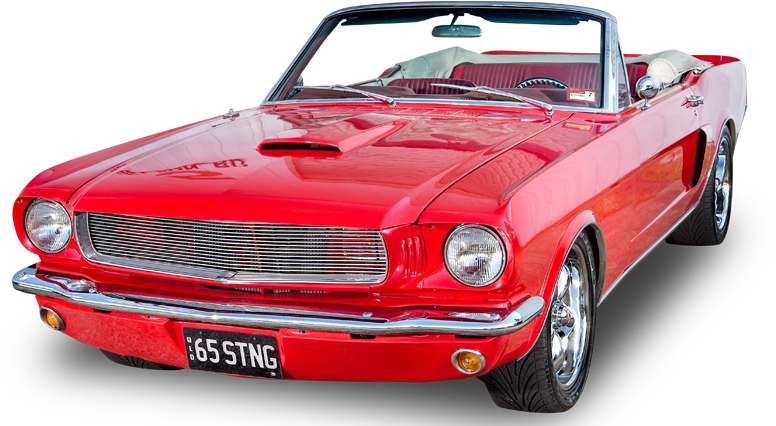 Red Convertible Car PNG Clipart Background