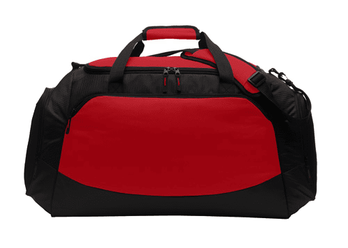 Red Duffel Bag PNG HD Quality