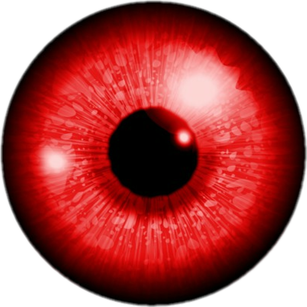 Red Eye Lens PNG Clipart Background
