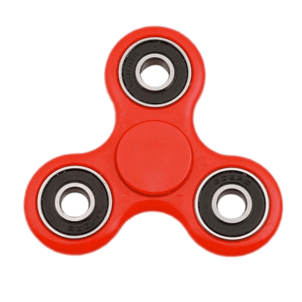 Red Fidget Spinner PNG HD Quality