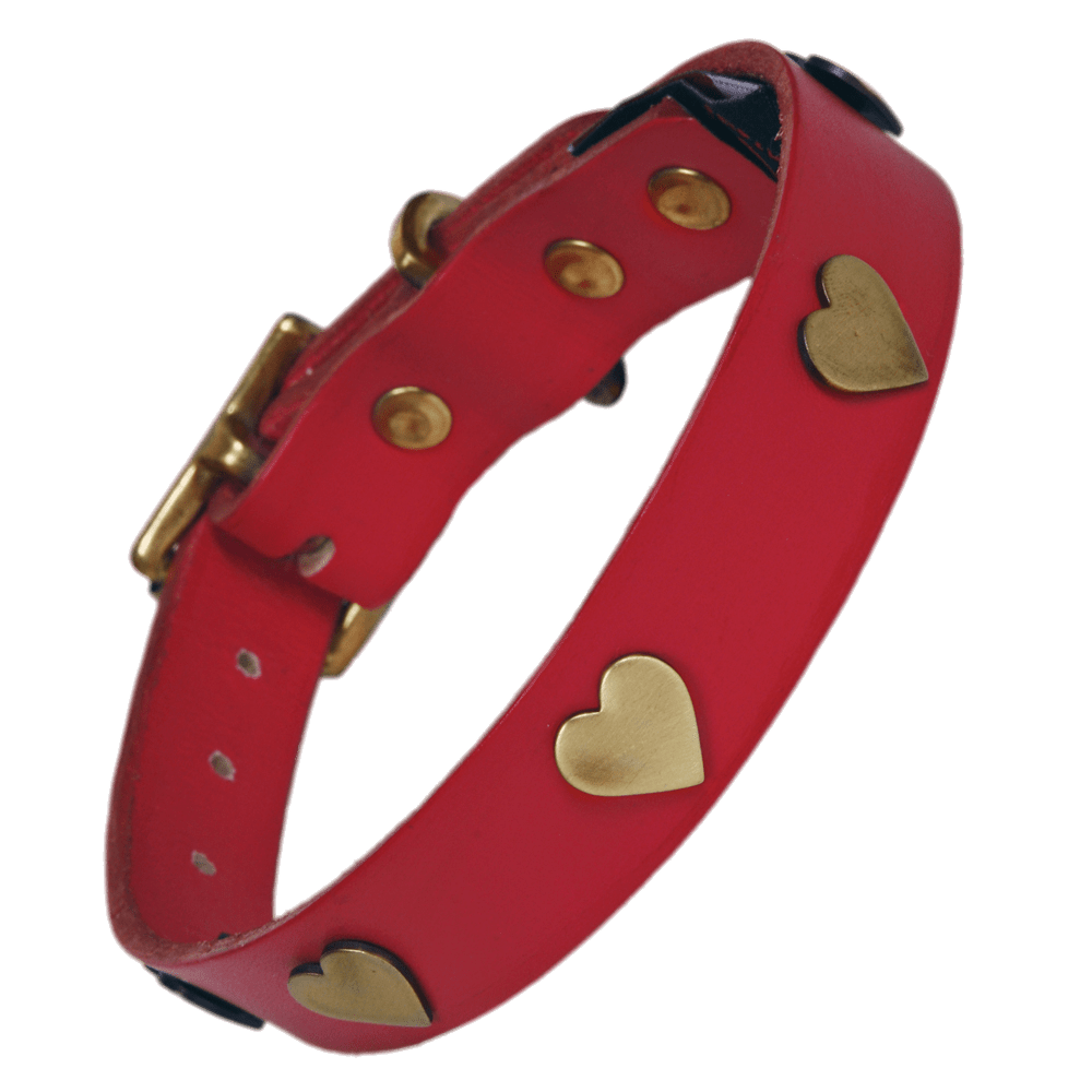 Red Heart Dog Collar Transparent PNG