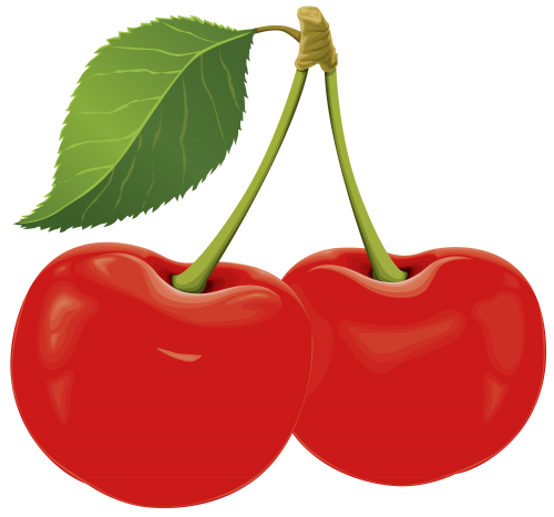 Red Raw Cherry Transparent PNG