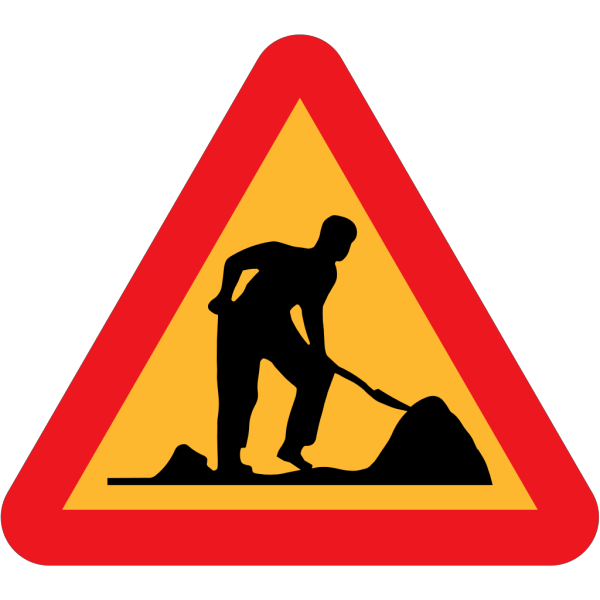 Road Under Construction Icon Transparent PNG