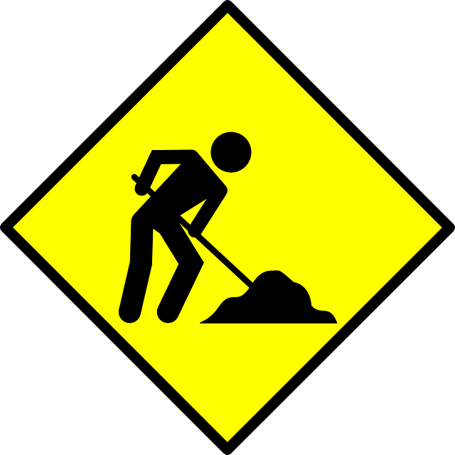 Road Under Construction Yellow Sign Transparent PNG