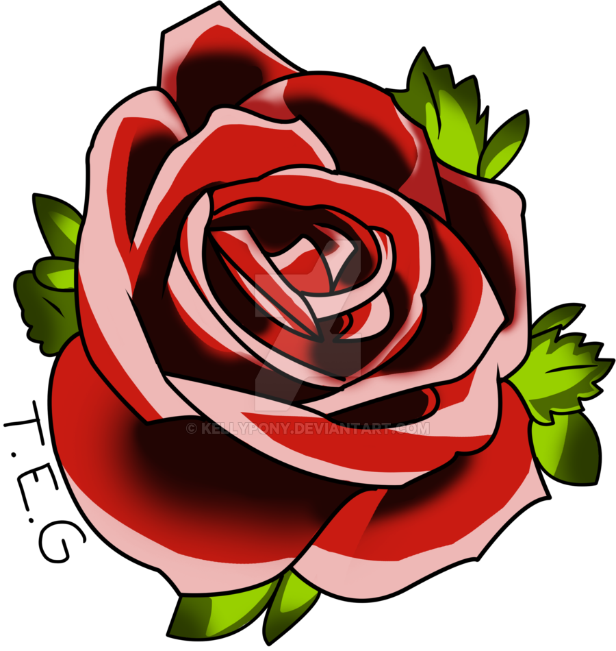 Rose Flower Tattoo PNG HD Quality