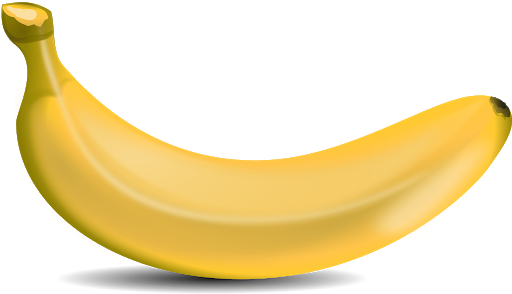 Shining Banana Transparent PNG