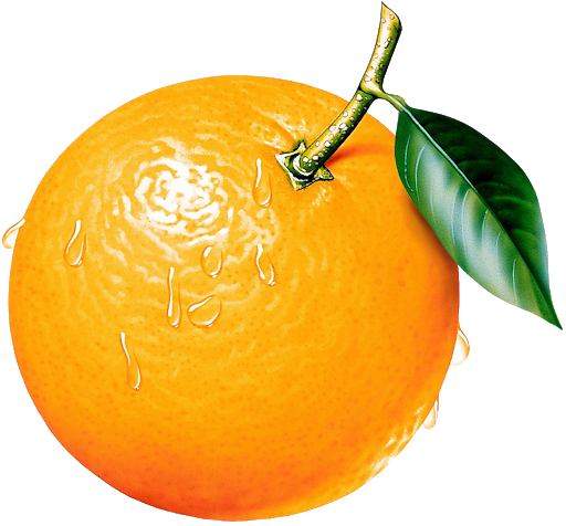 Shining Orange Transparent PNG