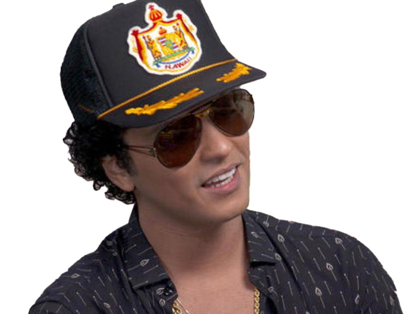 Singer Bruno Mars Background PNG Image