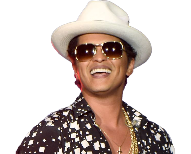 Singer Bruno Mars PNG Background
