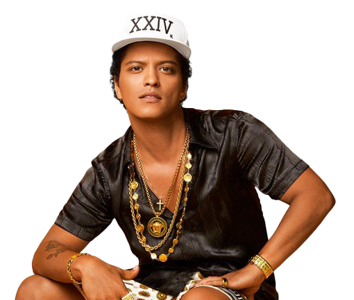 Sänger Bruno Mars PNG-Fotos