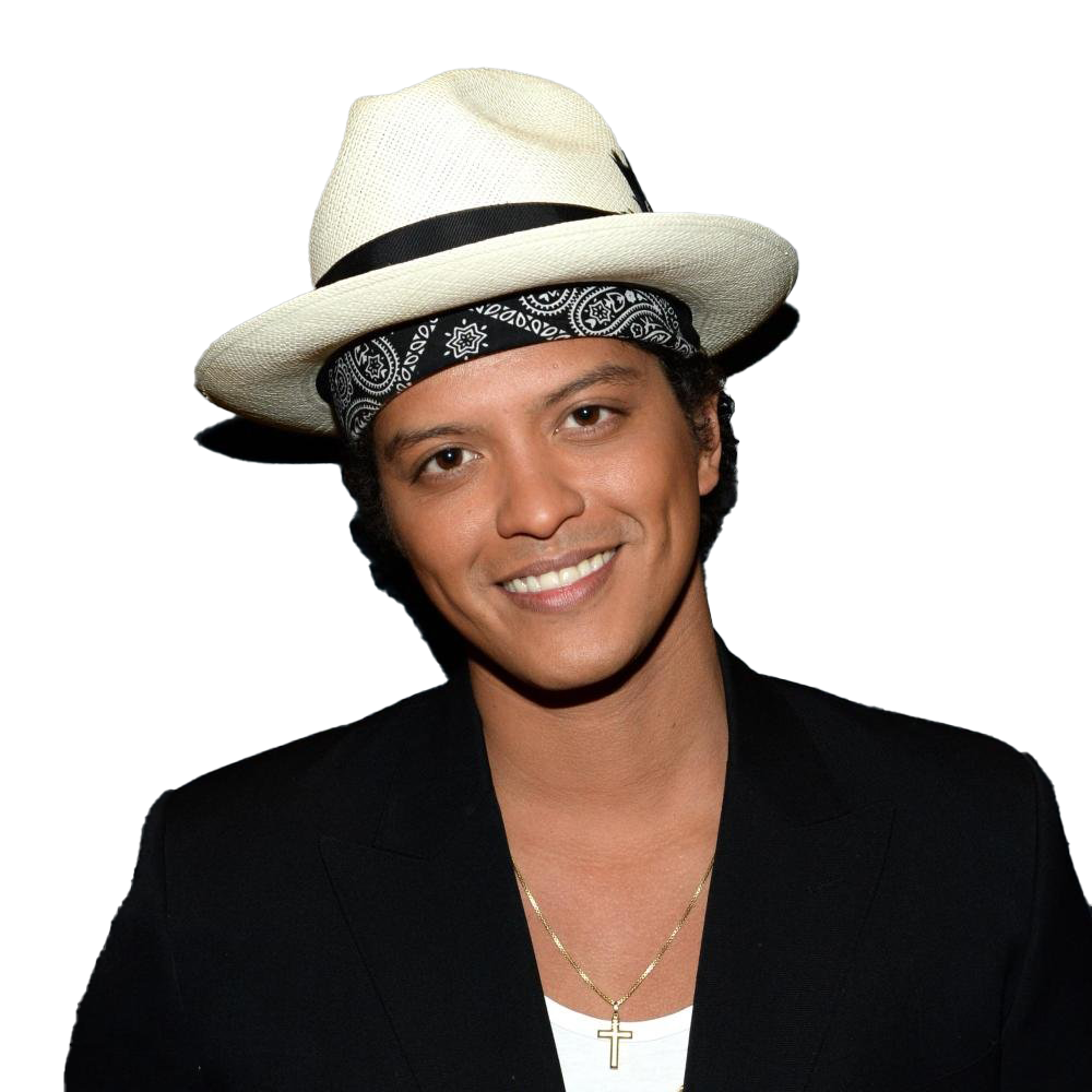 Singer Bruno Mars Transparent Free PNG